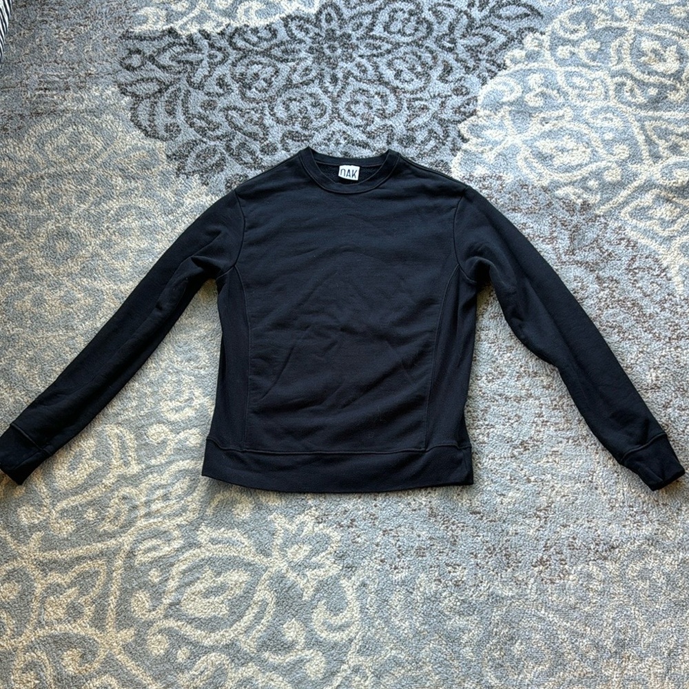 OAK NYC Crewneck Sweatshirt Black Small